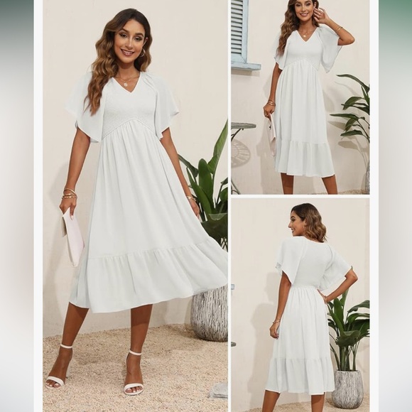 White dress - Picture 3 of 4